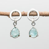 Stunning Blue Kyanite Teardrop Earrings
