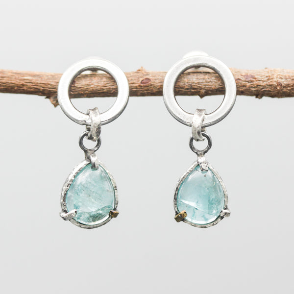Stunning Blue Kyanite Teardrop Earrings