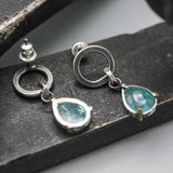 Stunning Blue Kyanite Teardrop Earrings