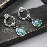 Stunning Blue Kyanite Teardrop Earrings