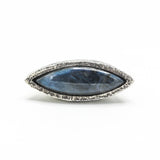 labradorite ring, blue labradorite ring, large labradorite ring, labradorite silver ring, statement ring, huge ring, chunky ring