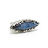 labradorite ring, blue labradorite ring, large labradorite ring, labradorite silver ring, statement ring, huge ring, chunky ring