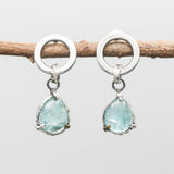Stunning Blue Kyanite Teardrop Earrings