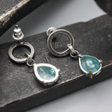 Stunning Blue Kyanite Teardrop Earrings