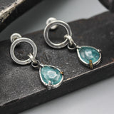 Stunning Blue Kyanite Teardrop Earrings