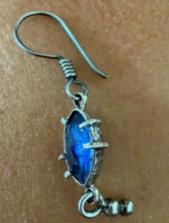 Marquis Kyanite Siver earrings