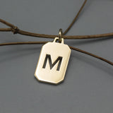 Alphabet letters, Personalized name pandant with 14 k gold, Alphabet Pendant Charm