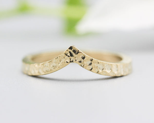 14k gold crown design ring with hammer texture band, gold ring, gold wedding, Engagement Ring, promise ring, wedding ring