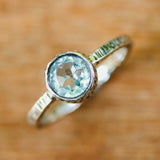 blue topaz gemstone ring, gemstone ring, Swiss topaz ring, June birthstone ring, birthstone jewelry